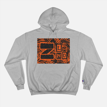 ZLAND Orange Fire Hoodie