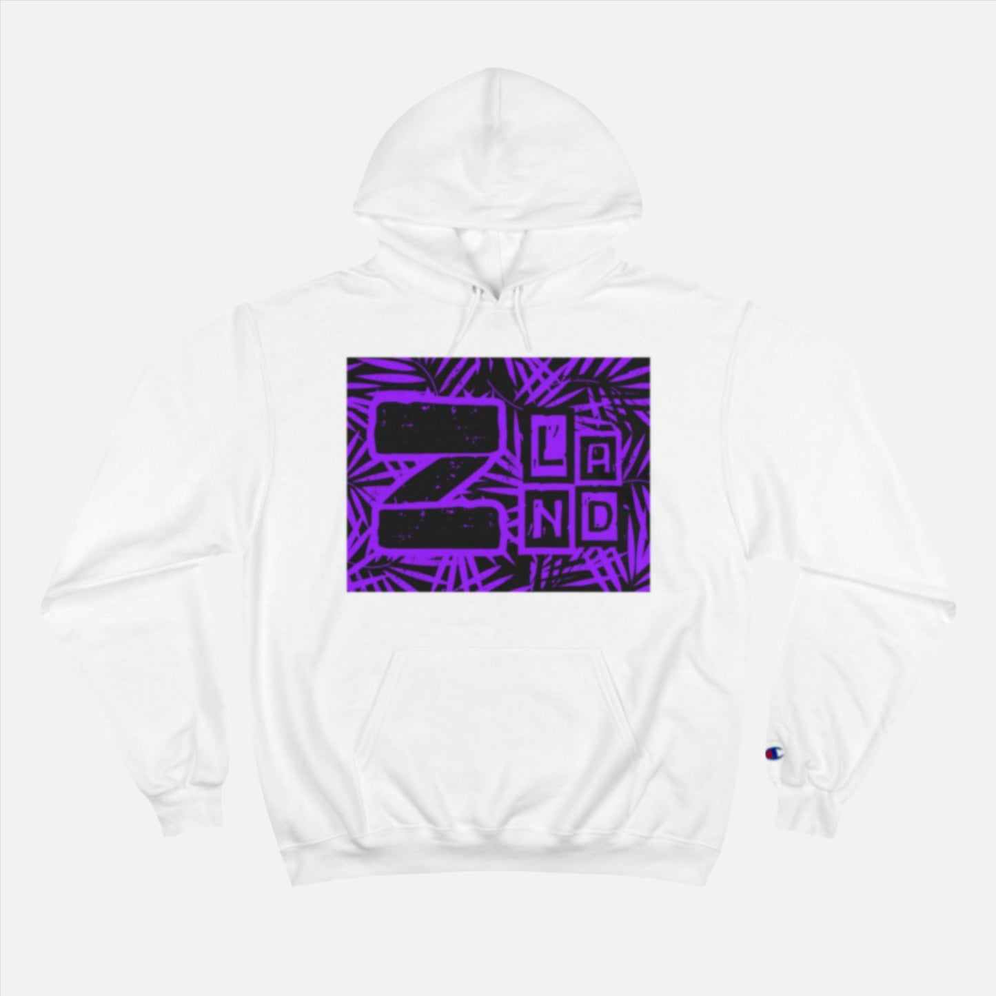 ZLAND Purple Fire Hoodie