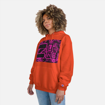 ZLAND Pink Fire Hoodie