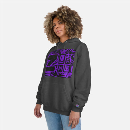 ZLAND Purple Fire Hoodie