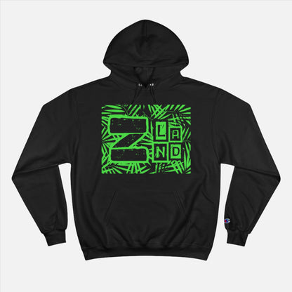 ZLAND Green Fire Hoodie