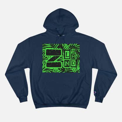 ZLAND Green Fire Hoodie