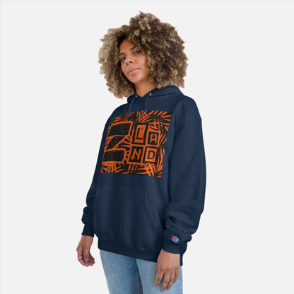 ZLAND Orange Fire Hoodie