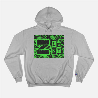 ZLAND Green Fire Hoodie