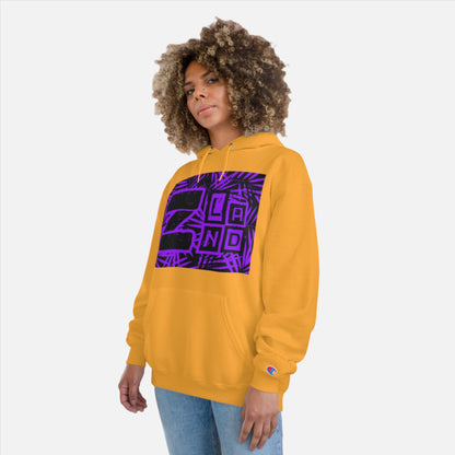 ZLAND Purple Fire Hoodie