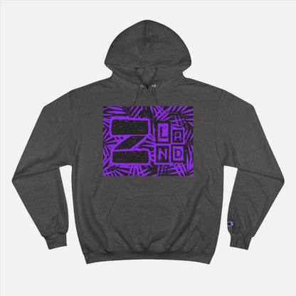 ZLAND Purple Fire Hoodie