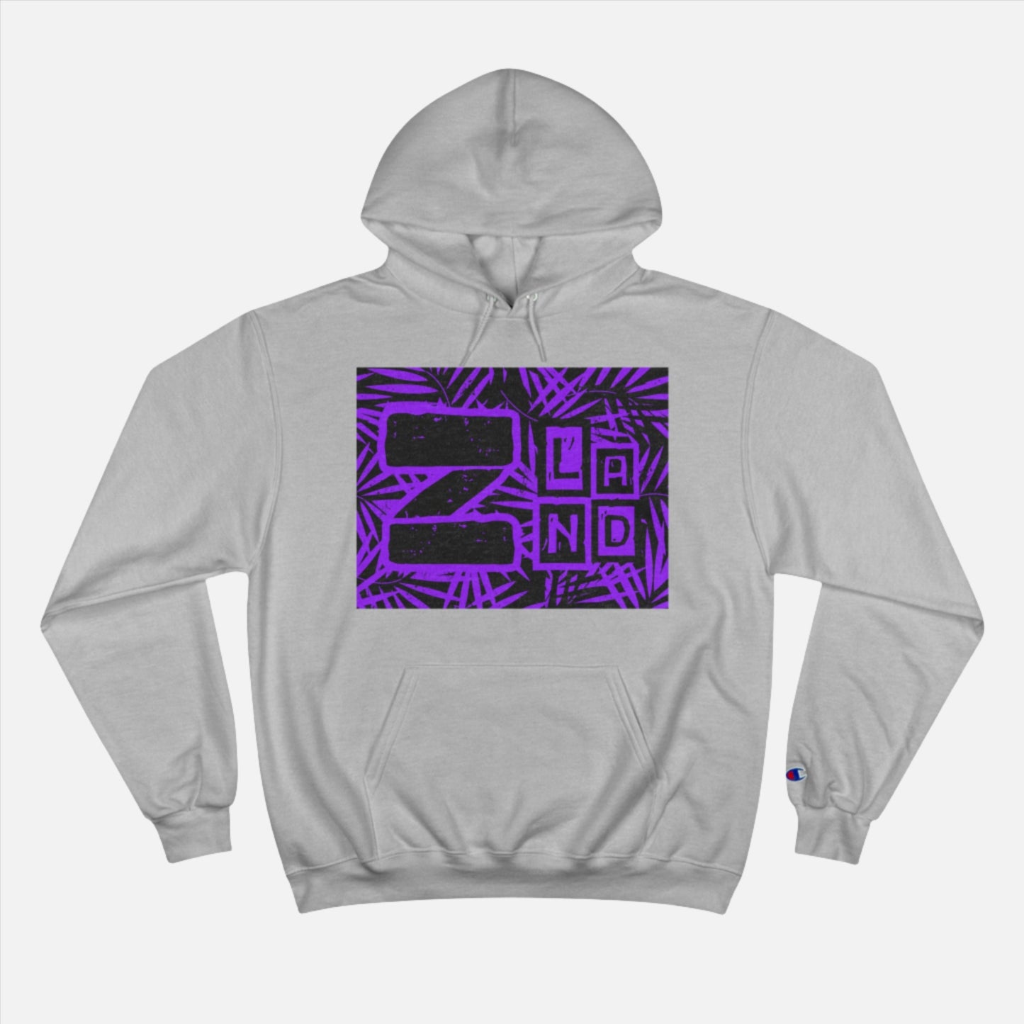 ZLAND Purple Fire Hoodie