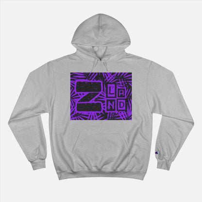 ZLAND Purple Fire Hoodie