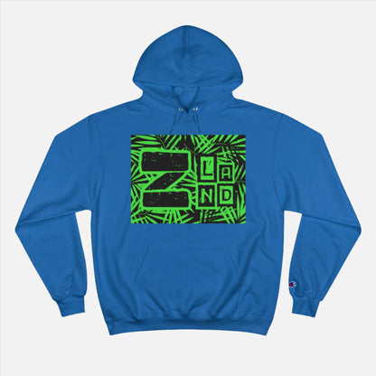 ZLAND Green Fire Hoodie