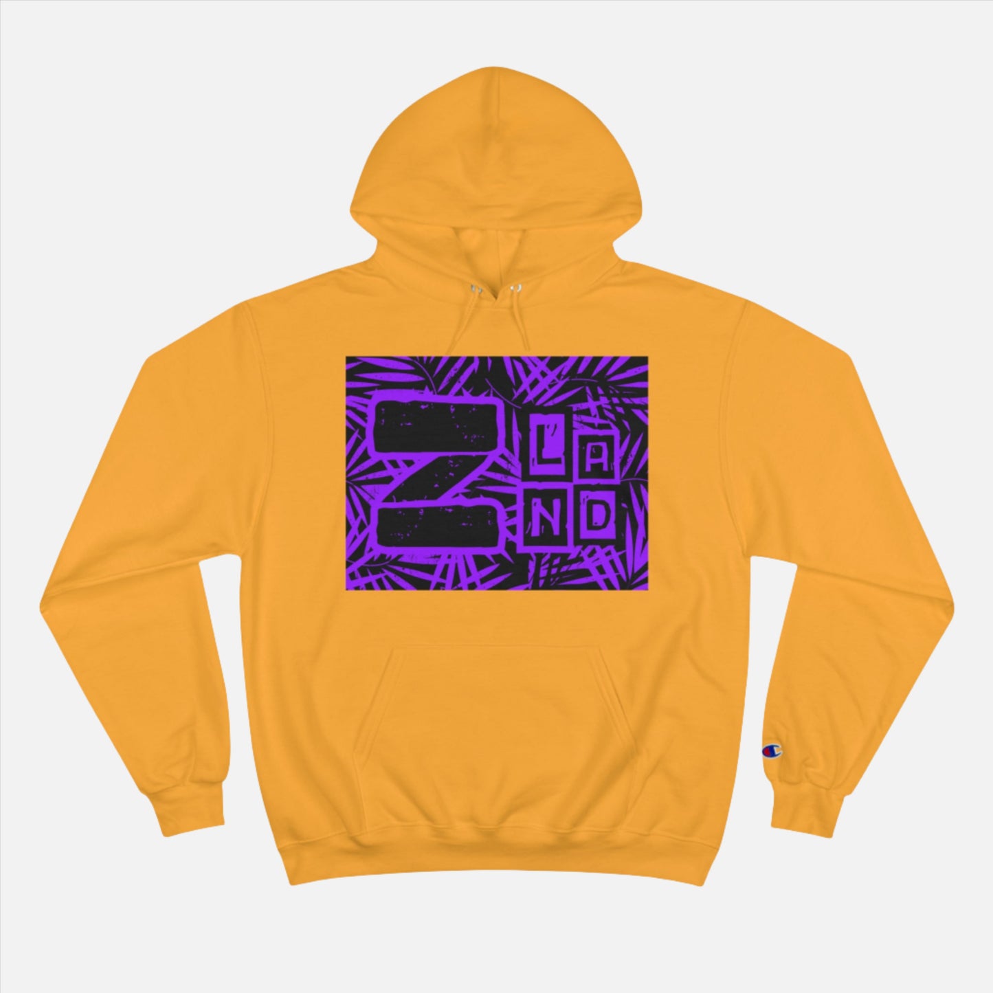 ZLAND Purple Fire Hoodie