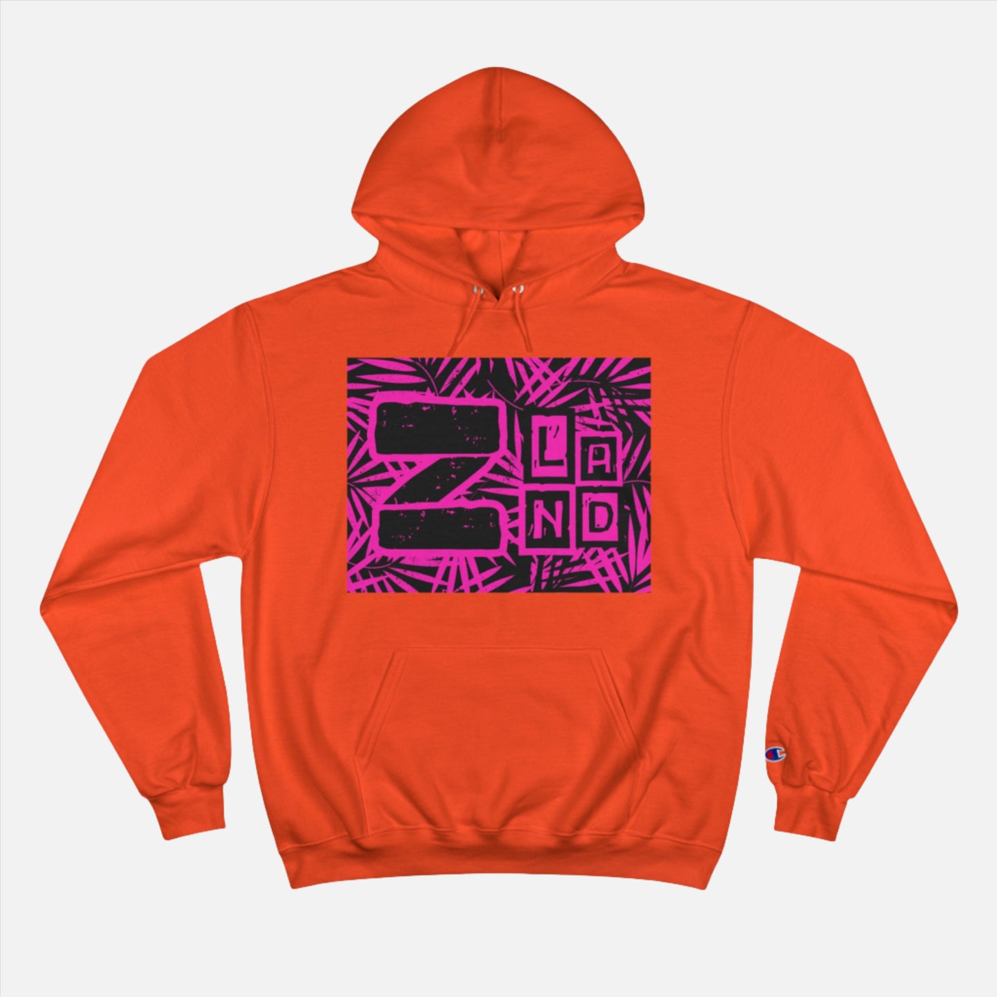 ZLAND Pink Fire Hoodie