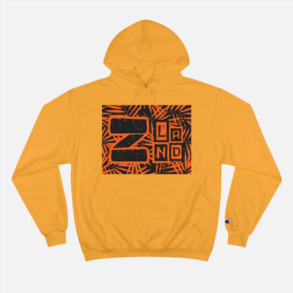 ZLAND Orange Fire Hoodie