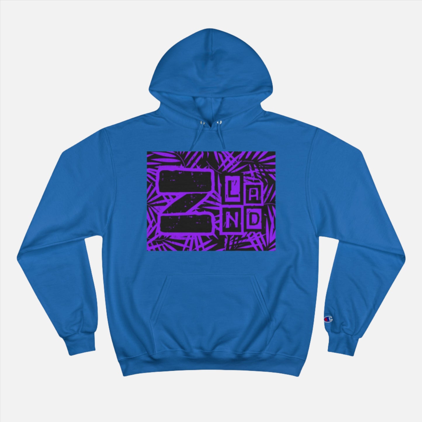 ZLAND Purple Fire Hoodie