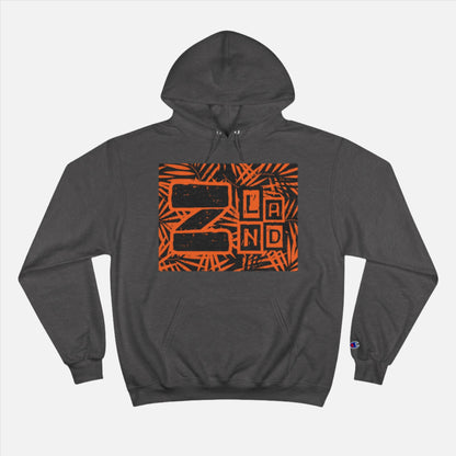 ZLAND Orange Fire Hoodie