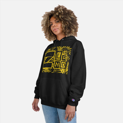 ZLAND Gold Fire Hoodie