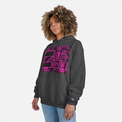 ZLAND Pink Fire Hoodie