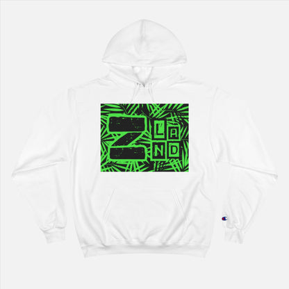 ZLAND Green Fire Hoodie