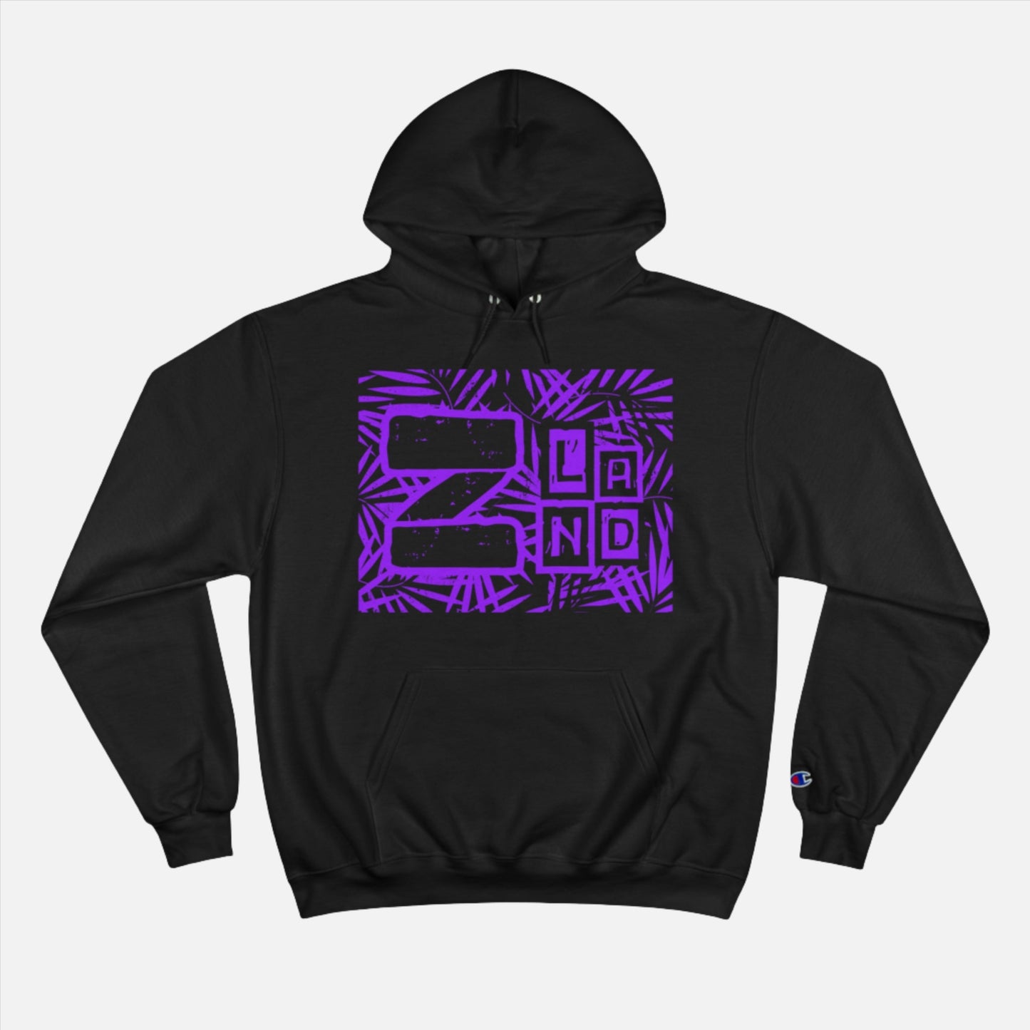 ZLAND Purple Fire Hoodie