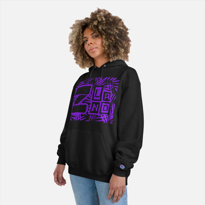 ZLAND Purple Fire Hoodie