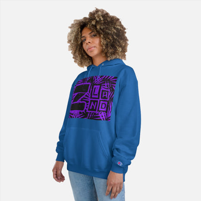 ZLAND Purple Fire Hoodie