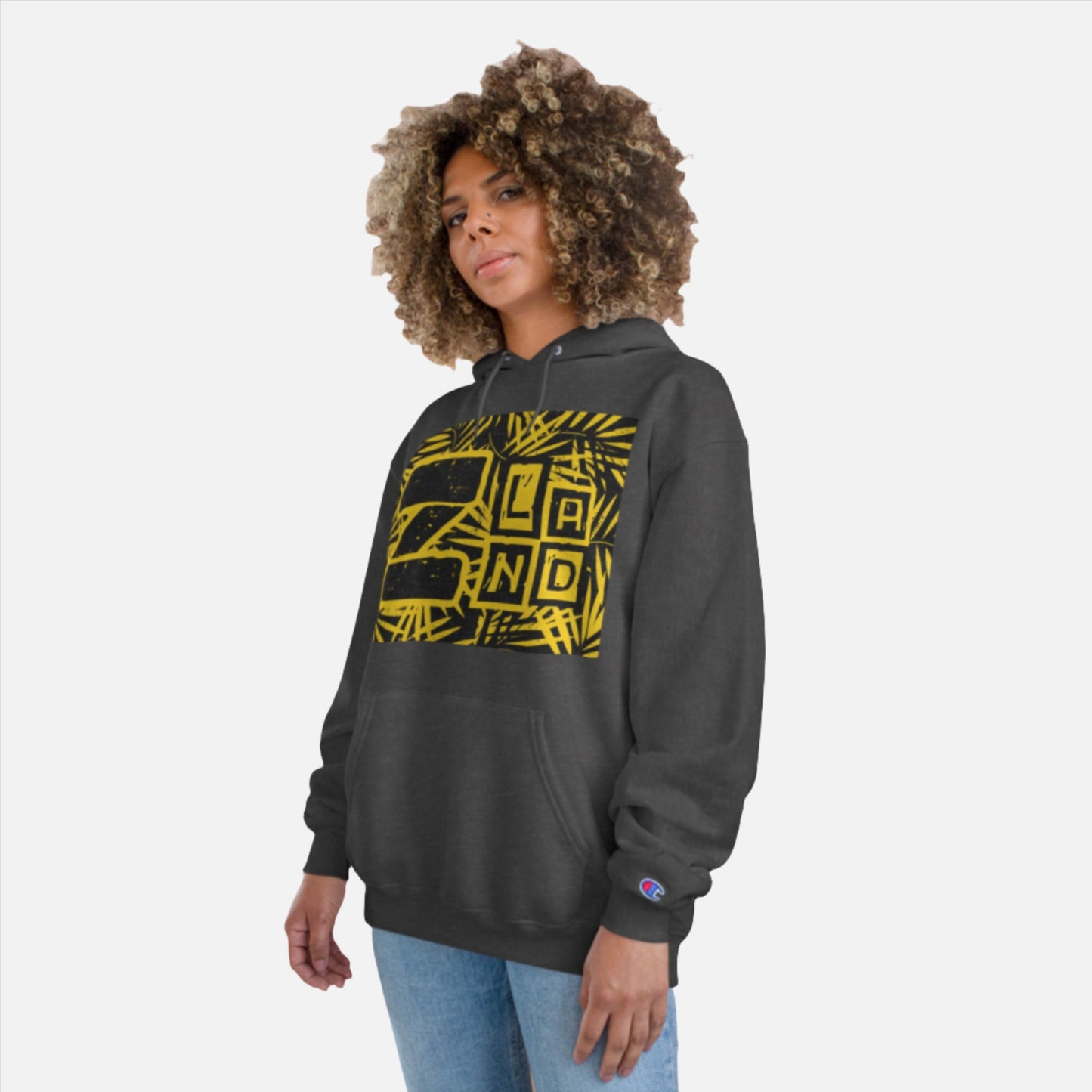 ZLAND Gold Fire Hoodie