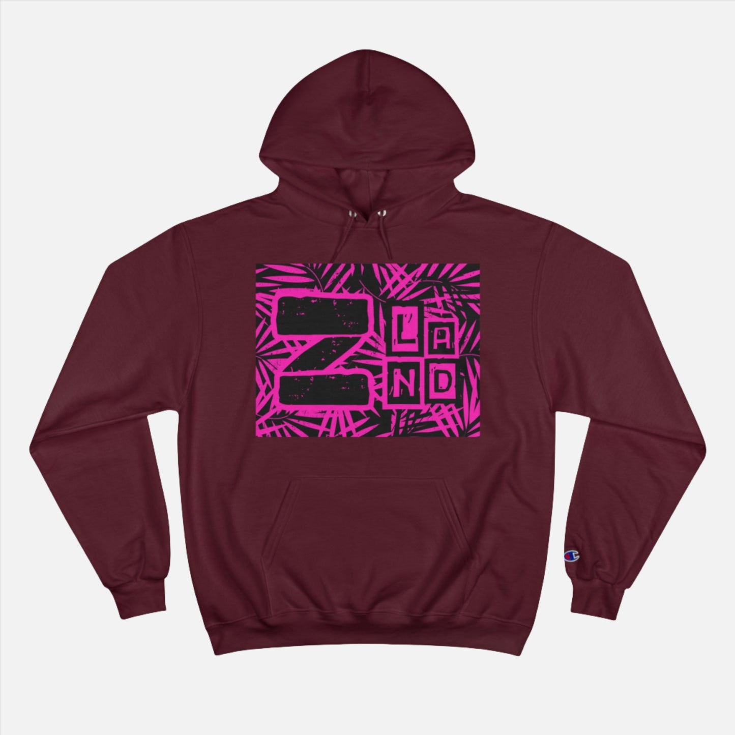 ZLAND Pink Fire Hoodie