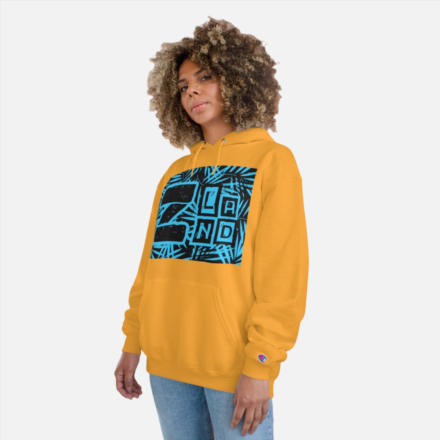 ZLAND Blue Fire Hoodie