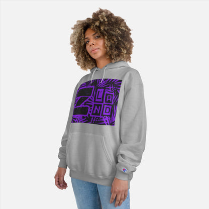 ZLAND Purple Fire Hoodie