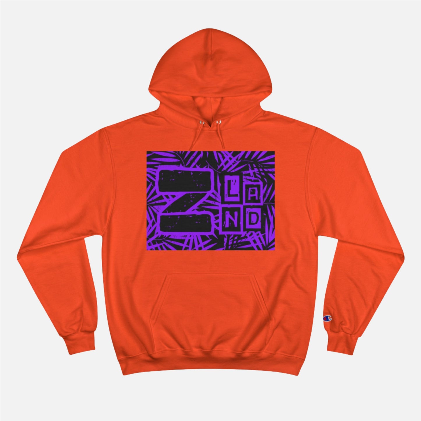 ZLAND Purple Fire Hoodie