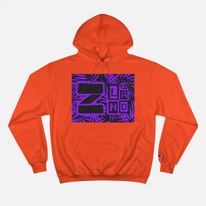 ZLAND Purple Fire Hoodie