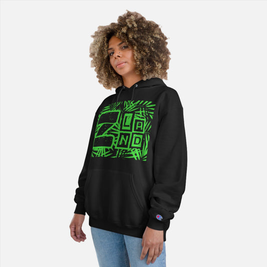 ZLAND Green Fire Hoodie