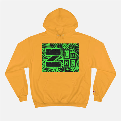 ZLAND Green Fire Hoodie